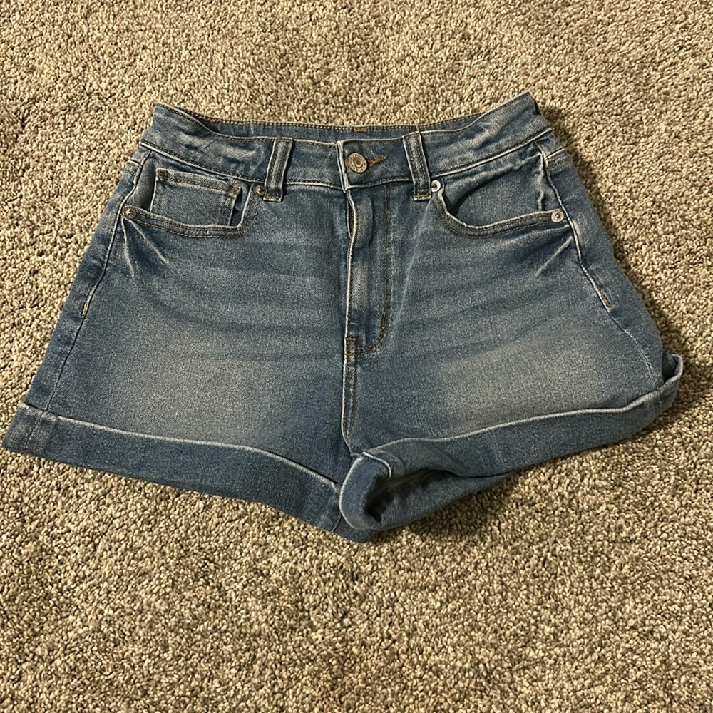 American eagle stretch jean shorts